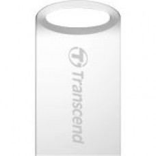 Transcend 32GB JetFlash 510S USB 2.0 Flash Drive - 32 GB - USB 2.0 - Silver - Dust Resistant, Shock Resistant, Water Resistant, COB3.0 Technology TS32GJF510S