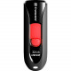 Transcend 32GB JetFlash 590 USB 2.0 Flash Drive - 32 GB - USB 2.0 - Red - Retractable, Capless, LED Indicator TS32GJF590K