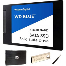 Micronet Technology Fantom Drives Blue WDS400T2B0A 4 TB Solid State Drive - 2.5" Internal - SATA (SATA/600) - Desktop PC, Notebook, Workstation, All-in-One PC, Gaming Console, Industrial PC Device Supported - 560 MB/s Maximum Read Transfer Rate - 5 Y