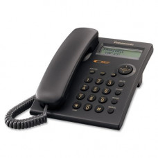 Panasonic Standard Phone - Black - 1 x Phone Line - EcoLogo Compliance KX-TSC11B