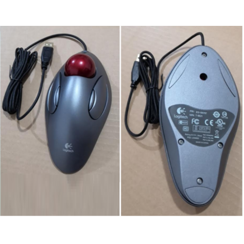 Like New Logitech Trackman Marble Trackball Mouse - computer