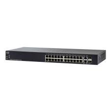 CISCO Small Business Sg250-26p Managed Switch 24 Poe+ Ethernet Ports And 2 Combo Gigabit Sfp Ports SG250-26P-K9