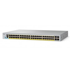 CISCO Catalyst 2960l-44tq-ll 48 Port 10/100/1000 Ethernet Ports, 4 X 10g Sfp+ WS-C2960L-48TQ-LL