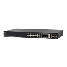 CISCO Small Business Sg350x-24mp Managed Switch 24 Poe+ Ethernet Ports & 2 Combo 10 Gigabit Sfp+ Ports & 2 10-gigabit Sfp+ Ports SG350X-24MP-K9