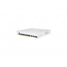 CISCO 250 Ethernet Switch 8 Ports Manageable 2 Layer Supported Modular 45 W Poe Budget Optical Fiber, Twisted Pair Poe Ports CBS250-8PP-E-2G