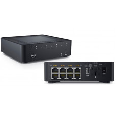 DELL Networking X1008p Switch 8 Ports Managed Without Power Supply 210-ADPQ